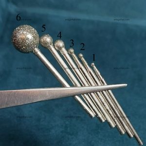 مته توپی کاروینگ 6سایز